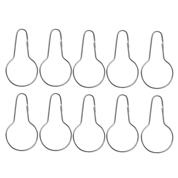 Bird Parrot Toy Parts 10 Packs Stainless Steel Hooks Durable Reusable Metal Connector for Small Animals Hanging