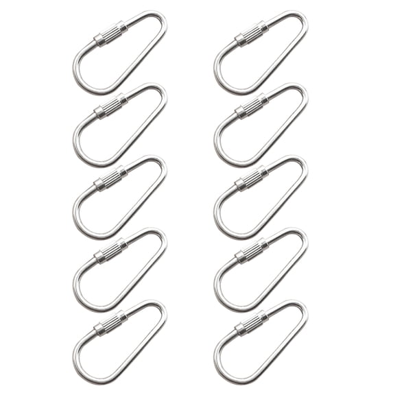 Bird Parrots Toy Parts 10 Packs Metal Hook Durable Metal Clip for Small Animals Hanging Toy