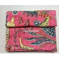 thumbnail image 1 of Bird Peacock animal Print Cotton Handmade Handblock Kantha Quilt Bohemain Decor Queen Size / King Size / Twin Size Bedspread Boho Coverlet Throw Blanket with 2 pillow cover, 1 of 5