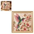 thumbnail image 1 of Bird Pearl Art DIY Kit with Frame 25cm Exquisite Floral Pearl Painting for Adults Beginners Craft Lovers Home Wall Decoration, 1 of 3