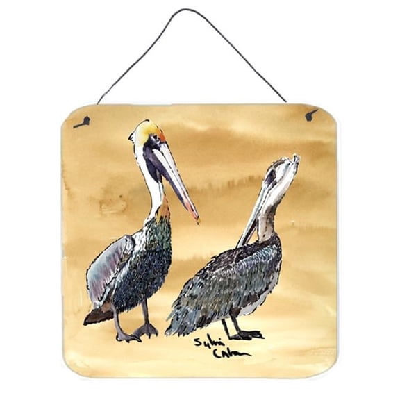 Bird - Pelican Aluminium Metal Wall or Door Hanging Prints
