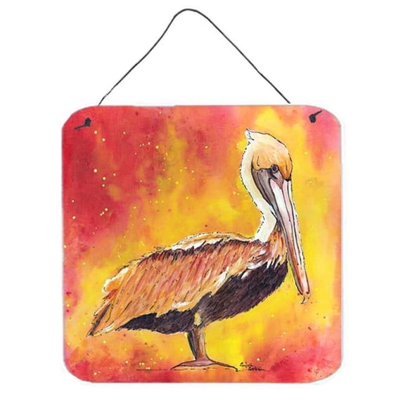 Bird - Pelican Aluminium Metal Wall or Door Hanging Prints