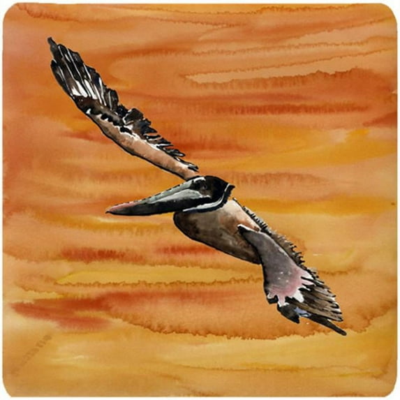 Bird - Pelican Foam Coasters - Set 4