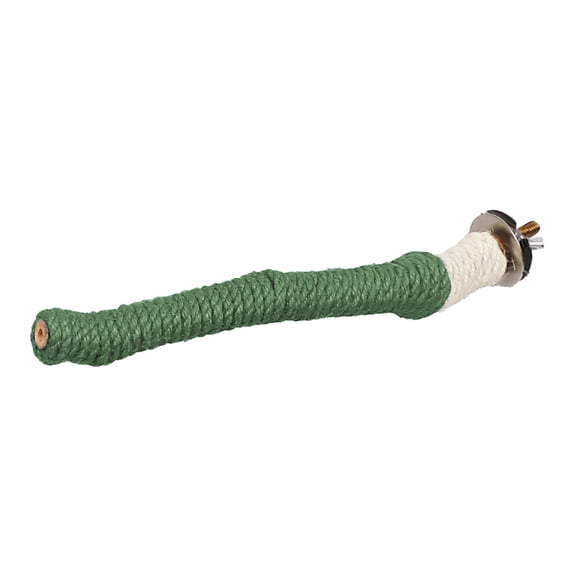 Bird Perch Stand,Hemps Rope Wood Pole Standing Paw Grinding Fork Parrot Cage Branch for Macaw Pet Birds Cage Accessories