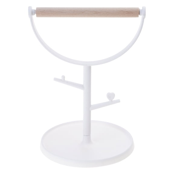 Bird Perch Stand Platform With Easy to Clean Tray For Indoor Parrots Training
