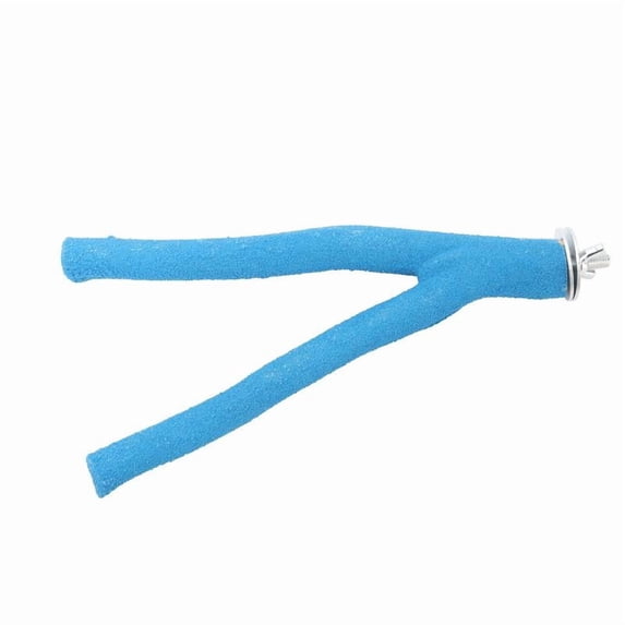 Bird Perch Sand Covering Stand Toy Keeping Nails Trim and Beaks Smooth Perfect Length for Lovebirds Finches