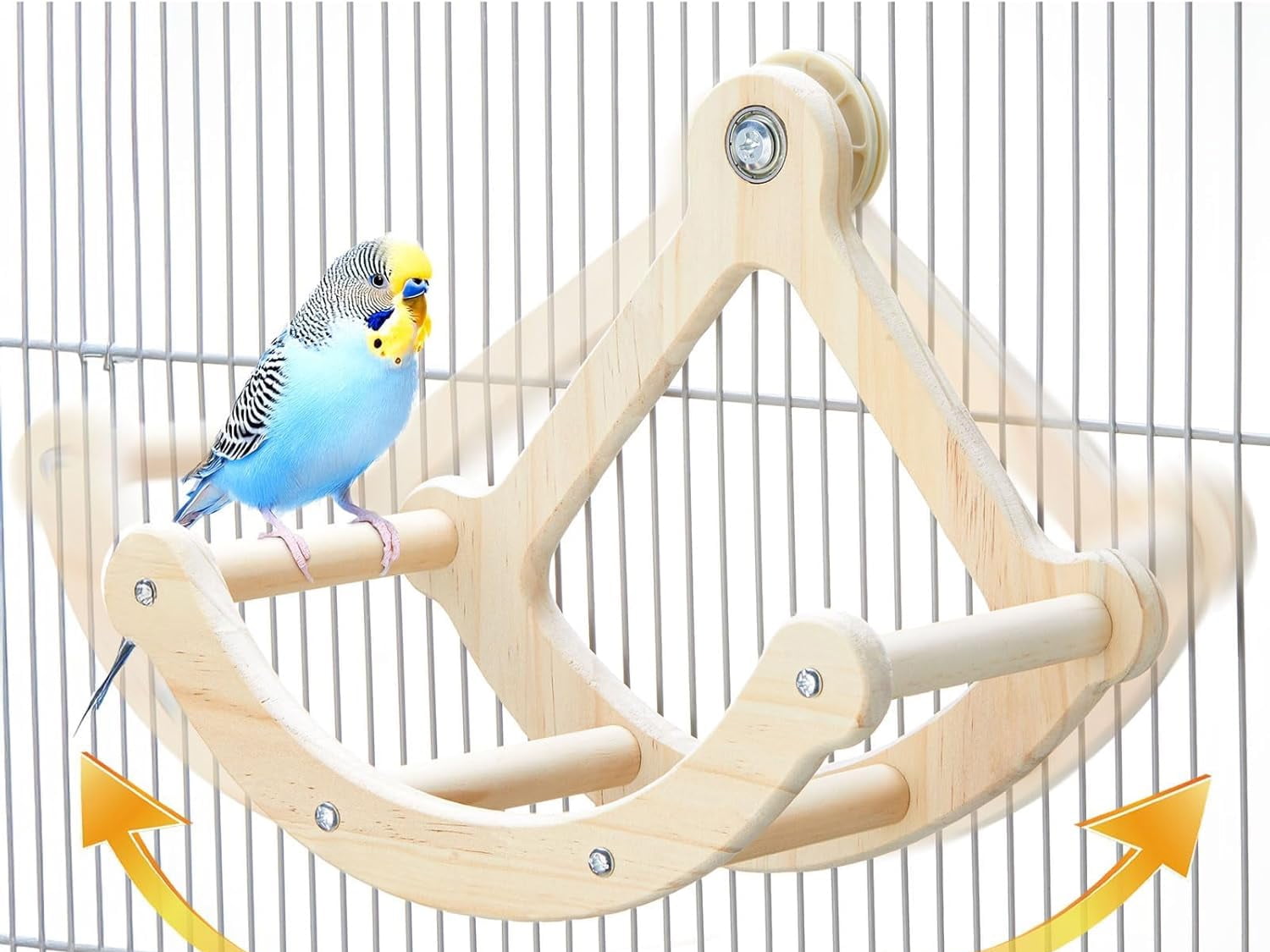 Beautiful view of Parrot Cage Space For Exercise Wheel Attachments