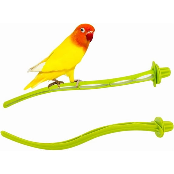 Curated visual reference: Adjustable Perches For Parrot Cages Reference: Bird Perches Cage Universal Plastic Stand Stick Toy Holders Adaptable
