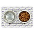 thumbnail image 1 of Bird Pet Mat for Food and Water, Pattern of Exotic Parrots and Leaves Aloha Hawaiian Vibes Island Setting, Non-Slip Rubber Mat for Dogs and Cats, 18" X 12", by Ambesonne, 1 of 2