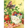 thumbnail image 1 of Bird Picnic House Flag, 1 of 1