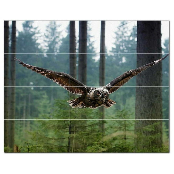 Bird Picture Ceramic Tile Mural Kitchen Backsplash Bathroom Shower, 404131-S54