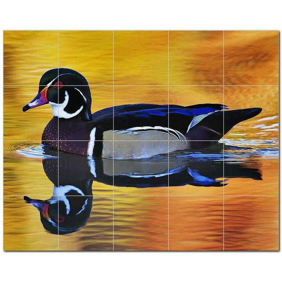 Bird Picture Ceramic Tile Mural Kitchen Backsplash Bathroom Shower, 404149-L54