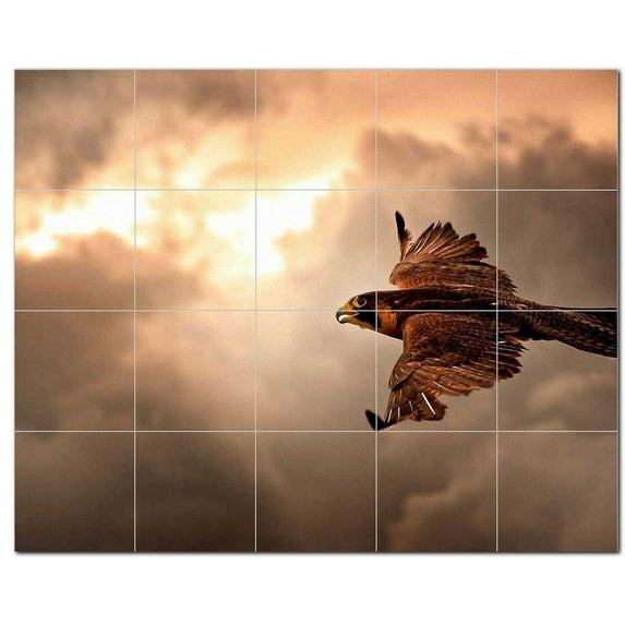 Bird Picture Ceramic Tile Mural Kitchen Backsplash Bathroom Shower, 404162-M54