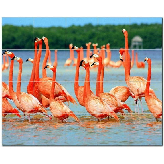 Bird Picture Ceramic Tile Mural Kitchen Backsplash Bathroom Shower, 404175-S54