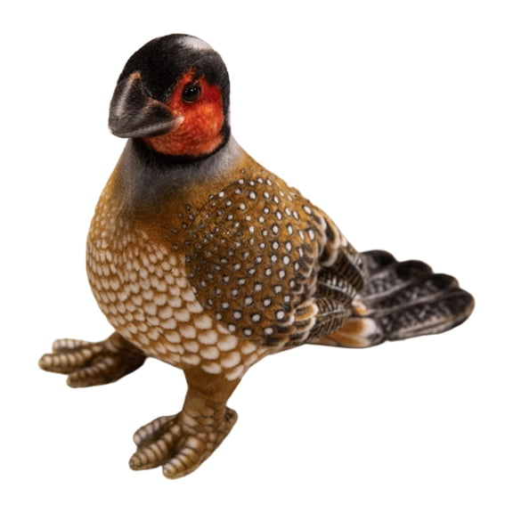 Bird Plush Toy 7.9 Inch Cute Soft Bird Stuffed Animal Toy Gift - Birthday Christmas Easter Present Cuddly Companion Brown, 1Pcs