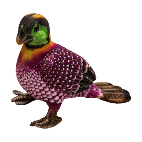 Bird Plush Toy 7.9 Inch Cute Soft Bird Stuffed Animal Toy Gift - Birthday Christmas Easter Present Cuddly Companion Purple, 1Pcs