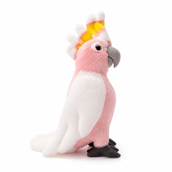 Bird Plush Toy, Soft Stuffed Parrot Macaw Cockatoo Flamingo Toucan Decor Gift