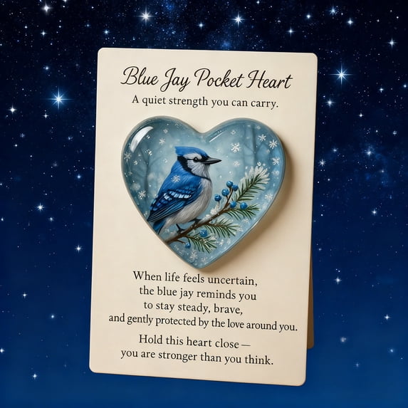 Bird Pocket Hug Card - Cute Bird Pocket Card with Heartfelt Message, Encouragement Gift for Friend Family