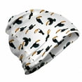 thumbnail image 1 of Bird Print Unisex Beanie, Funny Toucans Pattern, Hiking Outdoors, Grey Dark Yellow, by Ambesonne, 1 of 1
