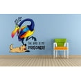 thumbnail image 1 of Bird Prisoner Up Movie Cartoon Quotes Decors Wall Sticker Art Design Decal for Girls Boys Kids Room Bedroom Nursery Kindergarten House Home Decor Stickers Wall Art Vinyl Decoration (30x30 inch), 1 of 3