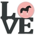 thumbnail image 1 of Bird Profile Artwork Metal LOVE Wall Decor, 1 of 2