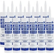 BIRD-X INC 12-pack Bird-X Bird-Proof Bird Repellent Gel - Gel Formula, Indoor/Outdoor Use - 12 Pack, 10 Oz   Residential Use, Standard Application