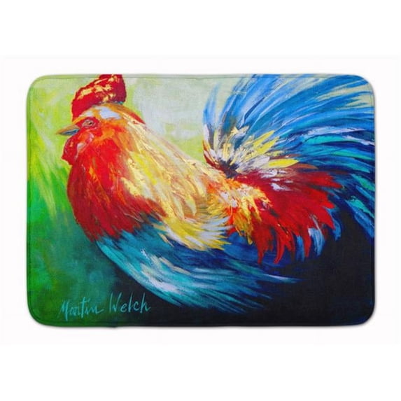 Bird - Rooster Chief Big Feathers Machine Washable Memory Foam Mat