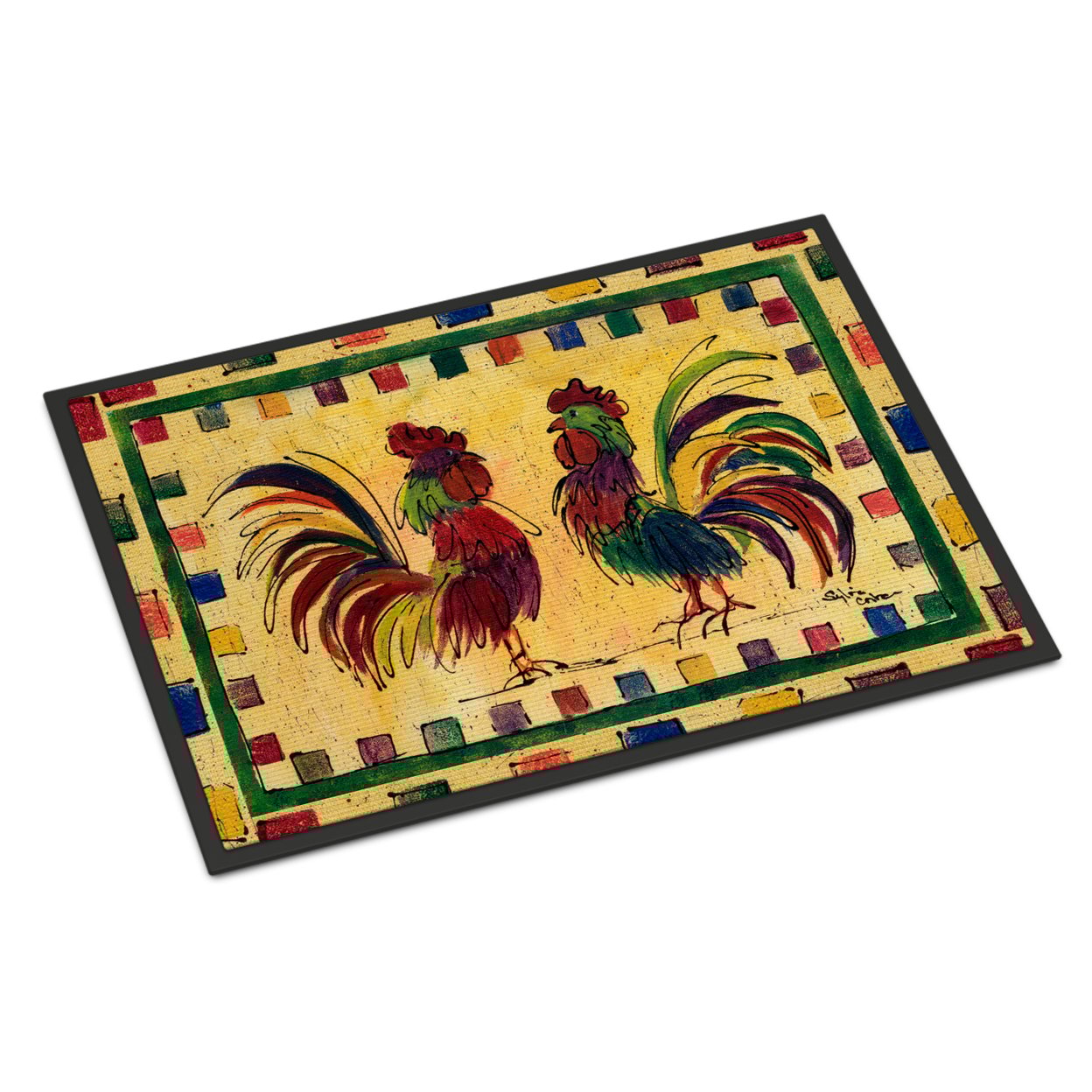 thumbnail image 1 of Bird - Rooster Doormat 18x27, 1 of 4