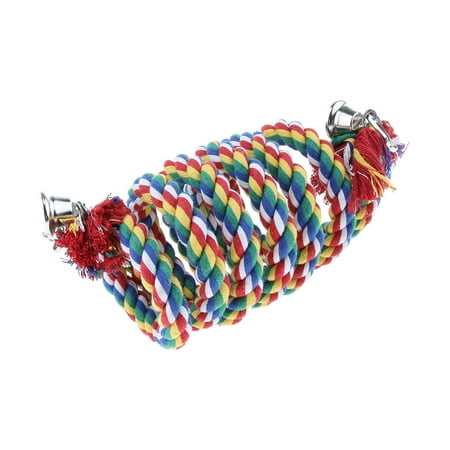 Bird Rope Climbing Ropes Parrot Spiral Standing Perch Chew Toy