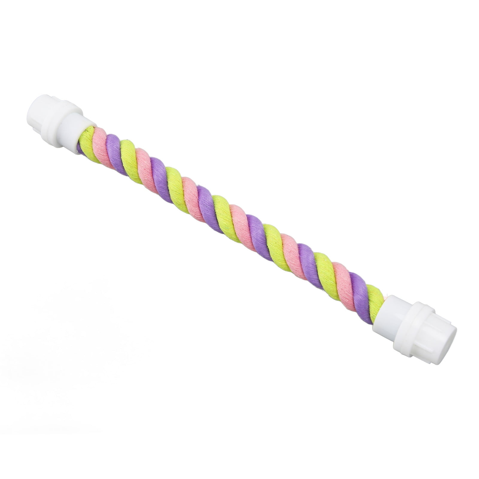 Bird Rope Perch Colorful Bendable Safe Cotton Rope Parrot Stand Toy for