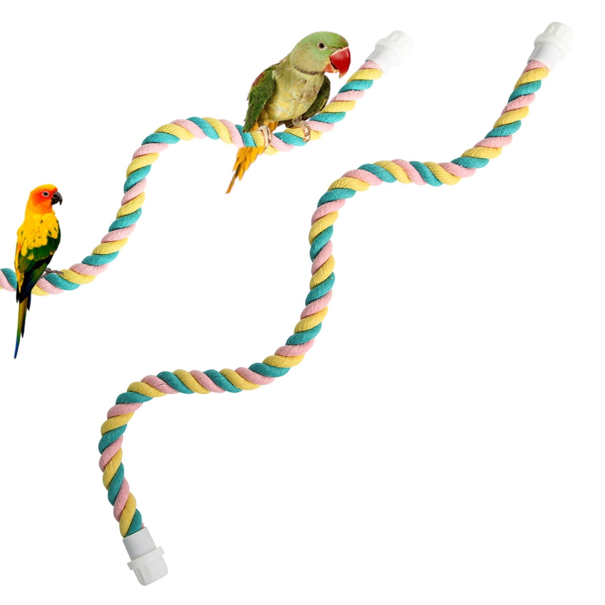 Bird Rope Perches, Parrot Toys Rope Bungee Bird Toy [1 Pack]