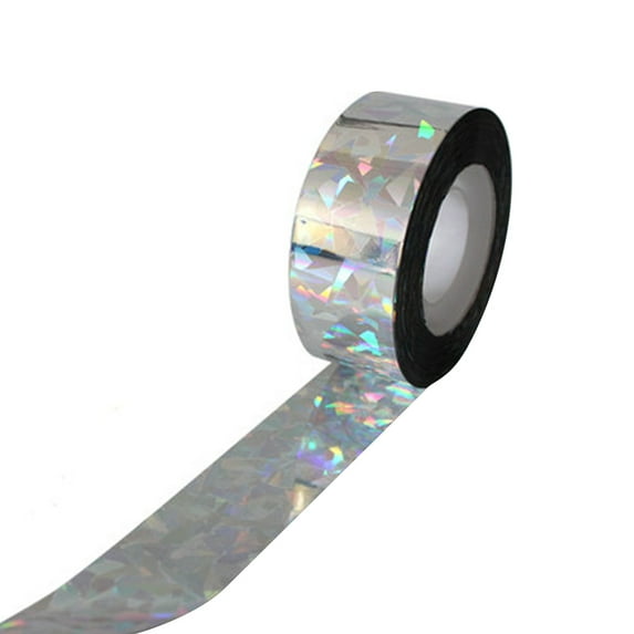 Bird Scare Ribbon Holographic Reflective Tape for Birds Scare Tape Double Sided Reflective Bird Reflector Ribbon for Keep Birds Away