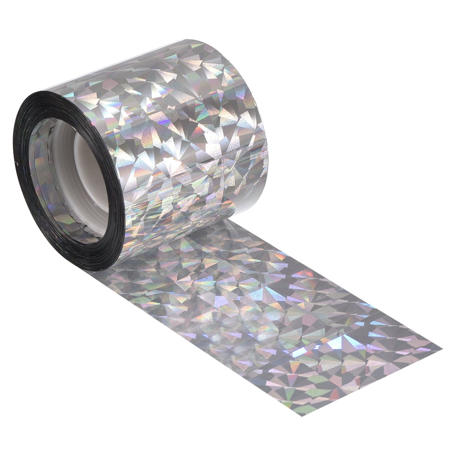 Bird Scare Tape,164 ft x 2 in PET Reflective Tape Ribbon Laser Floral,1 ...