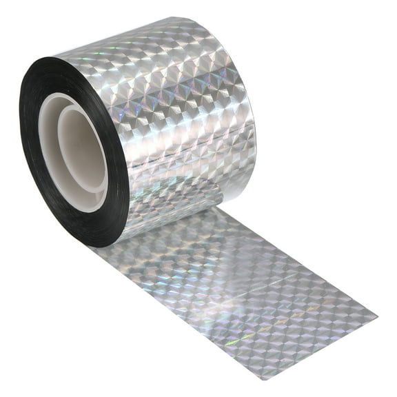 Bird Scare Tape,262 ft x 2 in PET Reflective Tape Ribbon Laser Grid,1 Roll