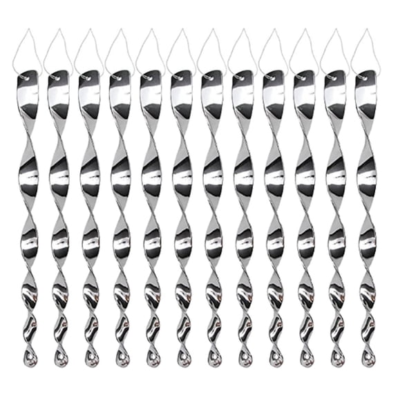 Bird Scarer Rods, Reflective Bird Device for Outdoor Bird Scarer, Multicolor Decorative, Humane Bird Control, Easy to Use, Wind Twisting Scare Rods for Gardens, Yards, Farms