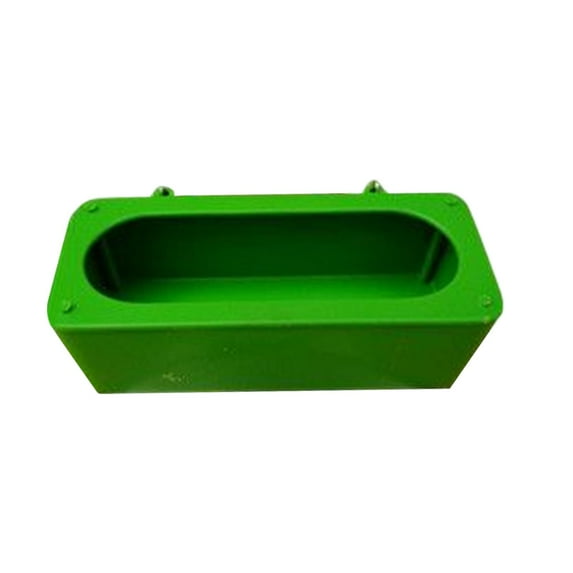 Bird Seed Food Feeder Dish Small Bird Bath Tub Hanging Parrot Shower Bathtub L