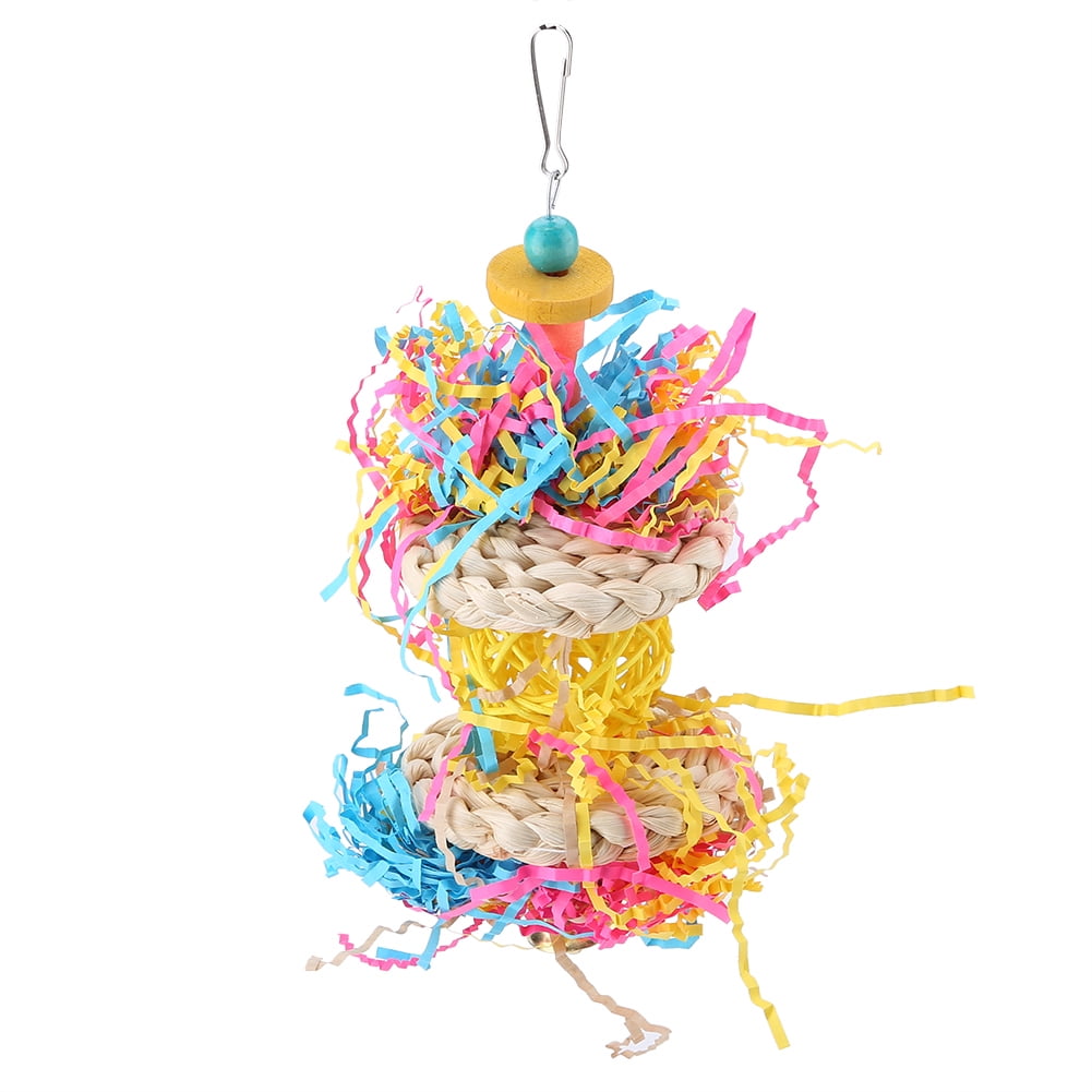 Bird Sepak Takraw Toys Parrot Beak Grinding Cages Foraging Bite Chew