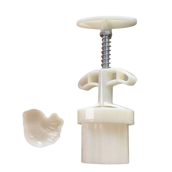 Bird Shaped Hand-Pressed Mooncake Mold with Stamps-Petals Mooncake Press Mold