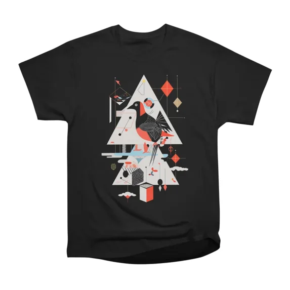 Bird Shapes T-Shirt Tee Gift For Him Merch For Her Apparel For Friend ...