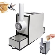 Bird Shelling Machine - Wooden Rechargeable Feed Shell Blower, Electric Bird Seed Hull Remover, Automatic Cleaner | Eco-Friendly Feeder Accessory for Macaws Parrot Parakeet