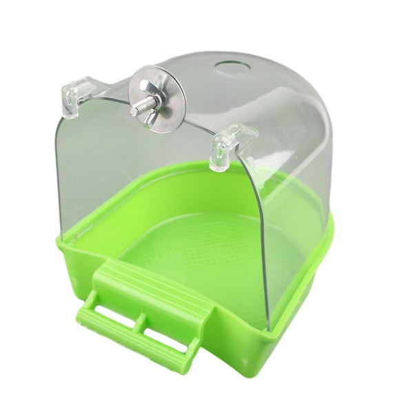Bird Shower Room Birdcage External Screw Bath Room Bathtub Birdcage Clear Bathing Tub Budgies Cage Decors