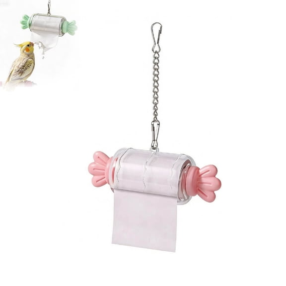 Bird Shredding Toys, Bird Foraging Roll Paper Holder for Cockatiels, Conures, Budgies, Small Parrots