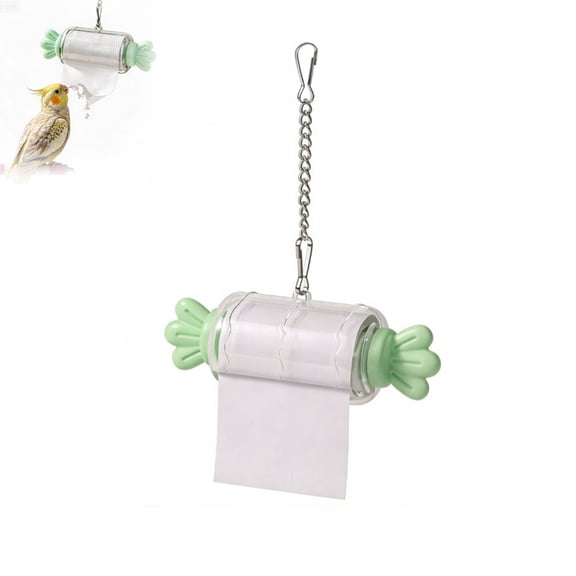 Bird Shredding Toys, Bird Foraging Roll Paper Holder for Cockatiels, Conures, Budgies, Small Parrots