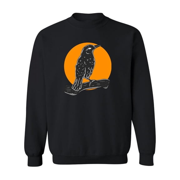 Bird Silhouette And The Sun Sweatshirt Women -Image by Shutterstock, Female 5X-Large