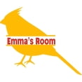 thumbnail image 1 of Bird Silhouette Birds Wings Animal Customized Wall Decal - Custom Vinyl Wall Art - Personalized Name - Baby Girls Boys Kids Bedroom Wall Decal Room Decor Wall Stickers Decoration Size (30x30 inch), 1 of 1