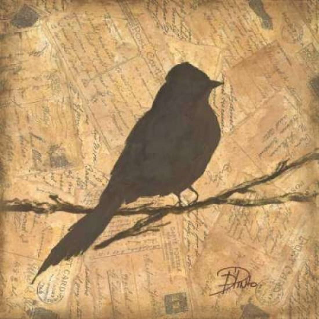 Bird Silhouette I Canvas Art - Patricia Pinto (24 x 24)