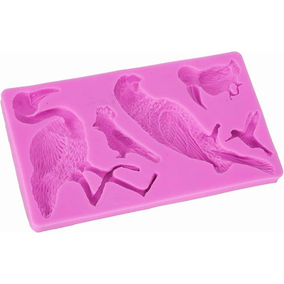 Bird Silicone Mold Fondant Candy Mold For Cake Decorating Chocolate Sugarcraft Making - Send Goods From Local Warehous