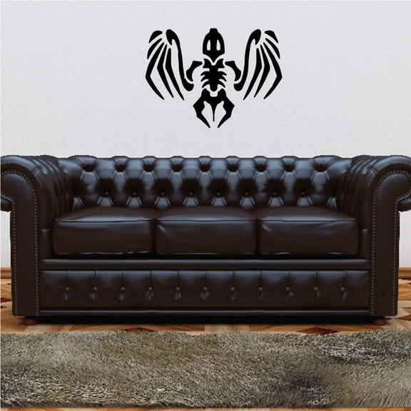 Bird Skeleton Decal - 36 Inches