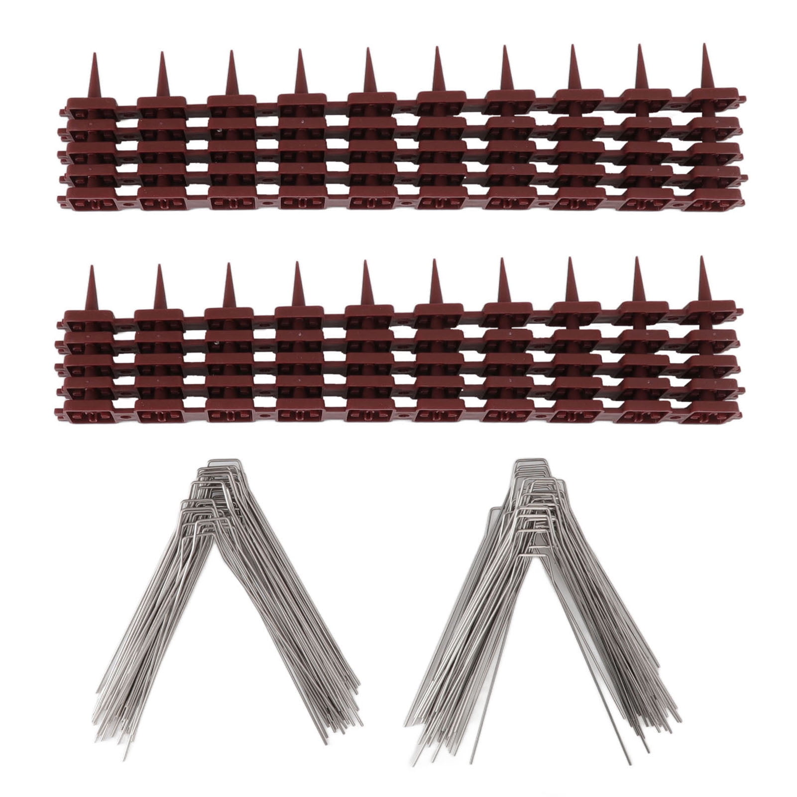 Bird Spikes 15 Feet Stainless Steel Pigeon Deterrent Spikes for Fence