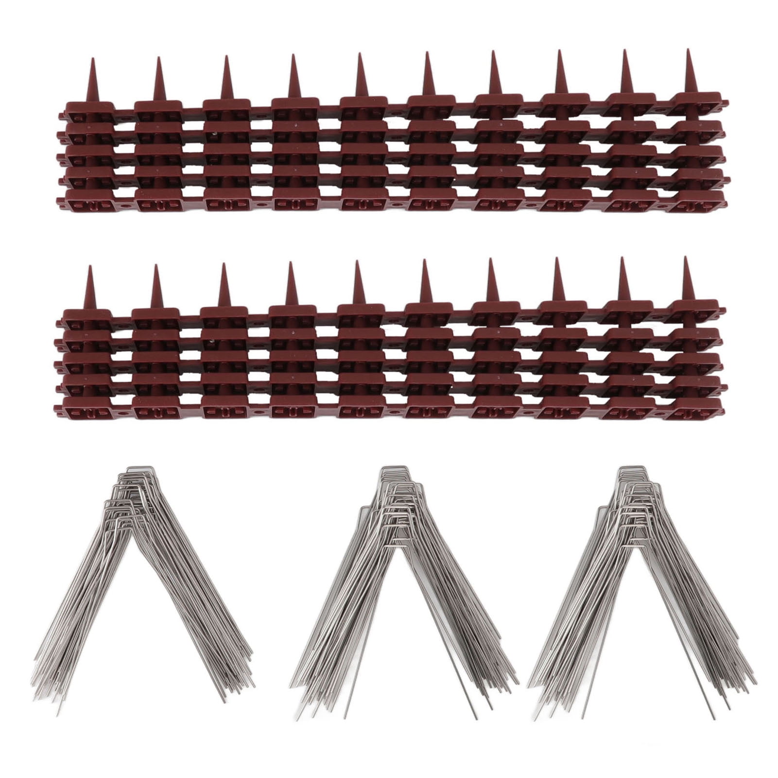 Bird Spikes 15 Feet Stainless Steel Pigeon Deterrent Spikes for Fence